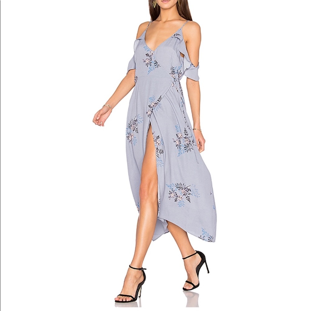 Floral wrap dress